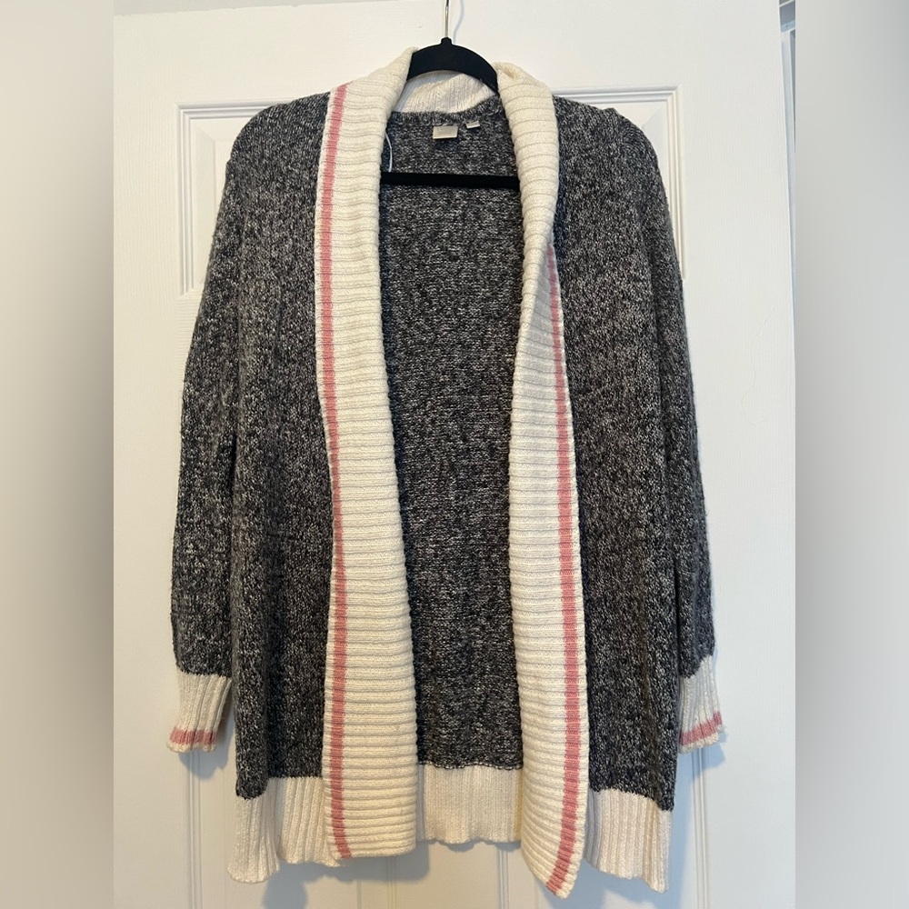 Simons Black and Cream Cabin Cardigan